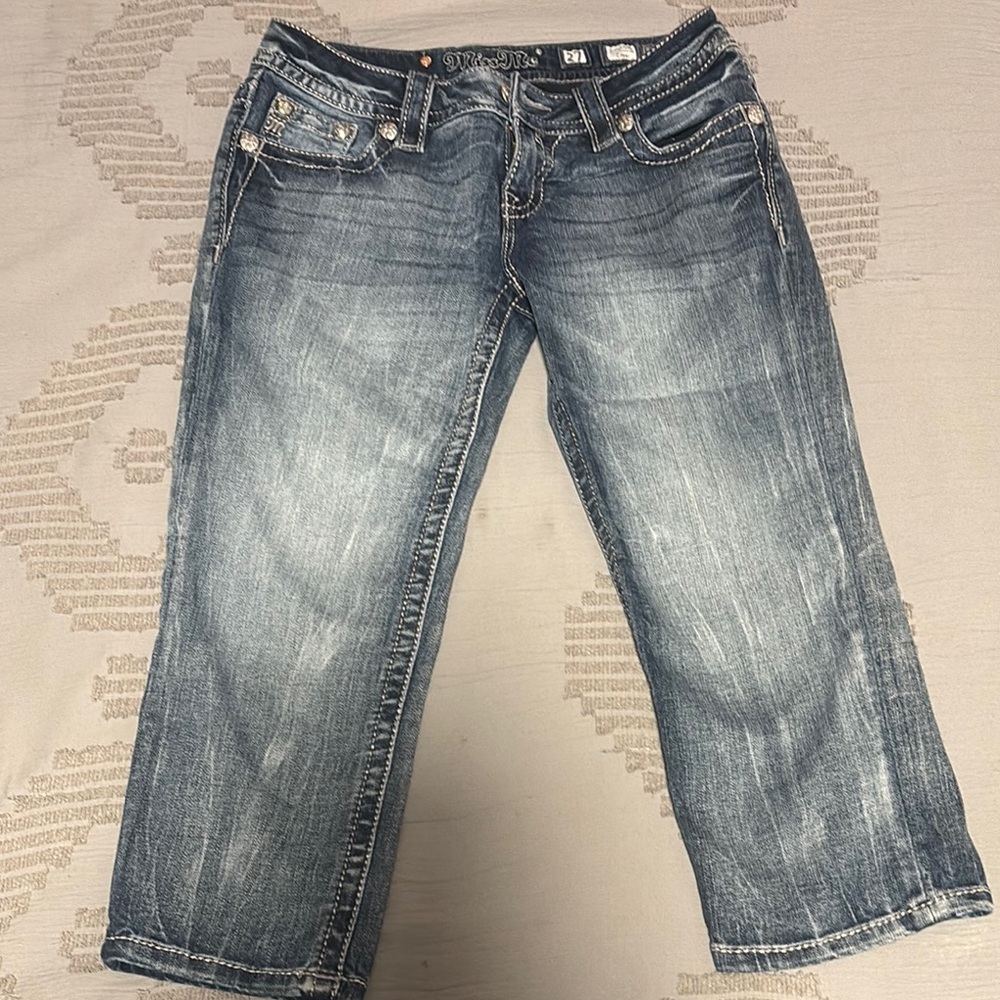 Miss Me Women’s Capri Angel Wings Size 27